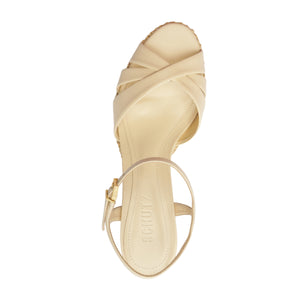 Keefa Raffia in Egg Shell