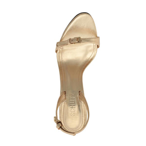 Aurora Sling Metallic Sandal in Platinum