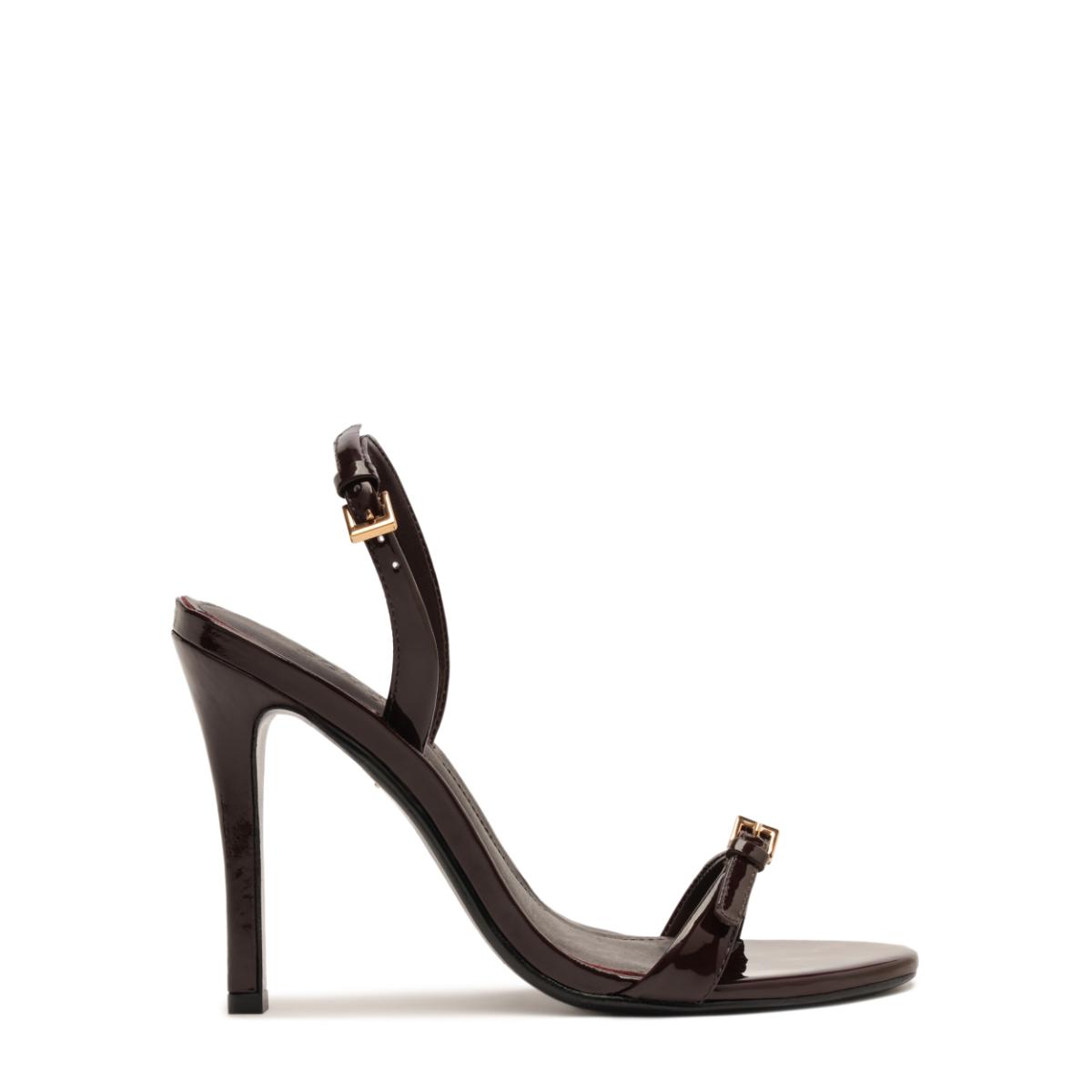 Aurora Sling Patent Sandal in Maplewood