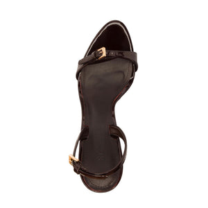 Aurora Sling Patent Sandal in Maplewood
