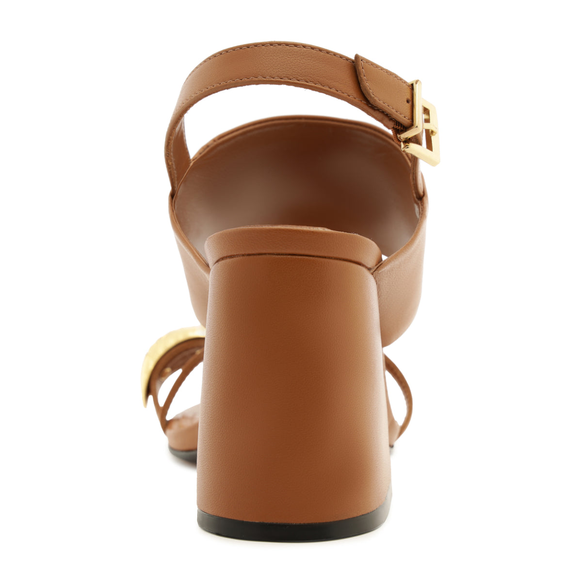 Mandy Leather Sandal in Miele