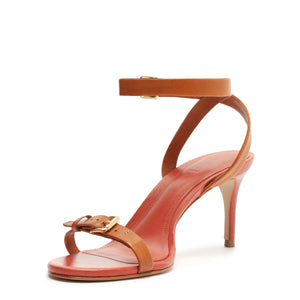 Aurora Mid Atanado Leather Sandal in Brown