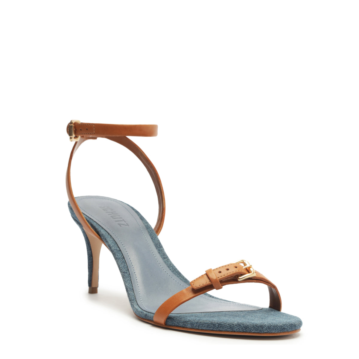 Aurora Mid Atanado Leather Sandal in Brown