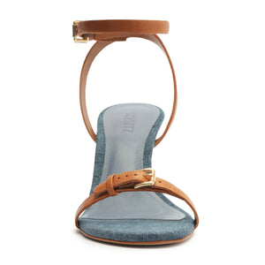 Aurora Mid Atanado Leather Sandal in Brown