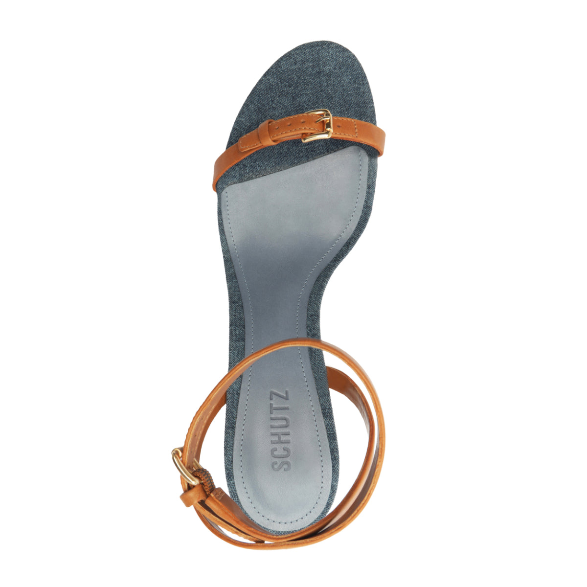 Aurora Mid Atanado Leather Sandal in Brown