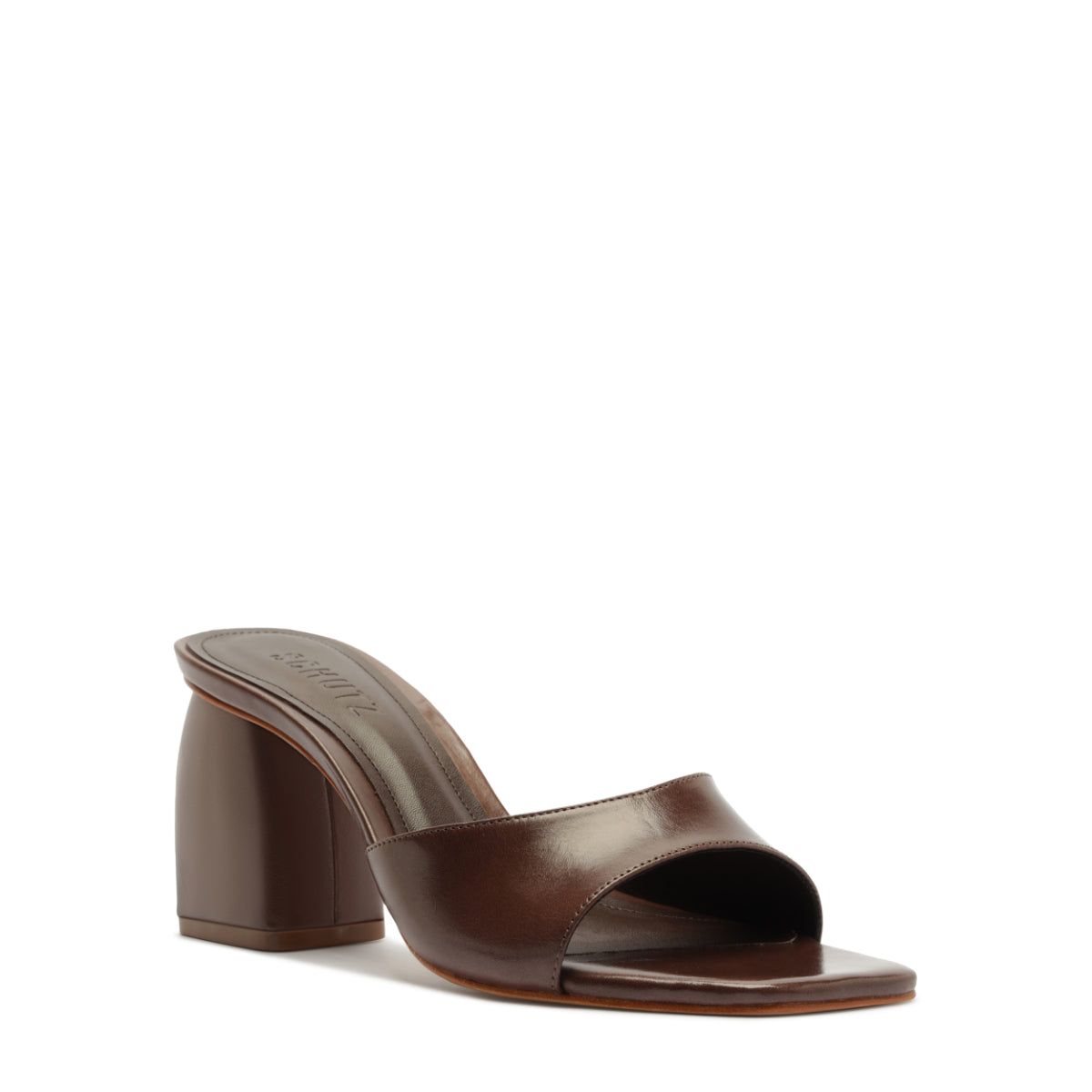 Leena Leather Sandal in Root Brown