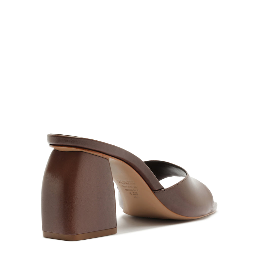 Leena Leather Sandal in Root Brown