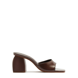 Leena Leather Sandal in Root Brown