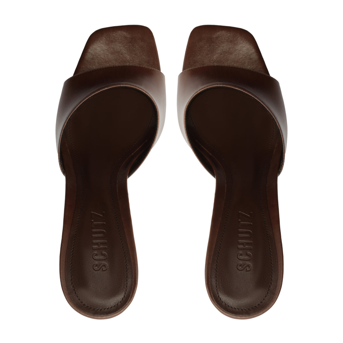 Leena Leather Sandal in Root Brown