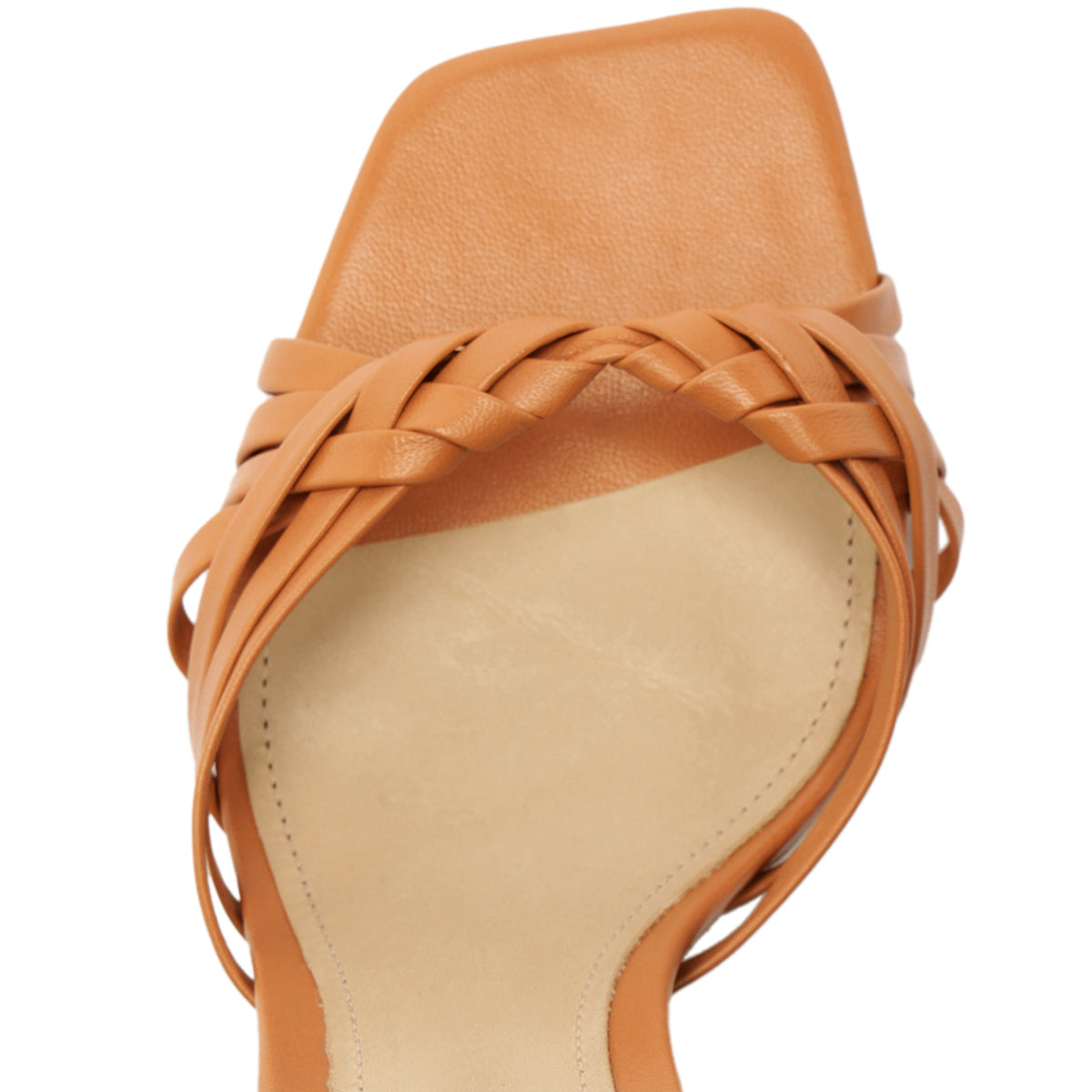 Tara Mule Leather Sandal in Earth Clay