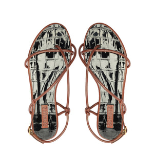 Malta Sandal in Brown