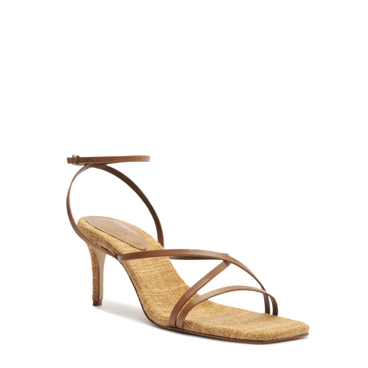 Bari Mid Atanado Leather Sandal in Brown