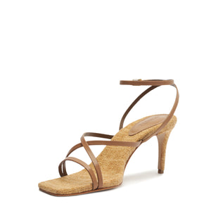 Bari Mid Atanado Leather Sandal in Brown