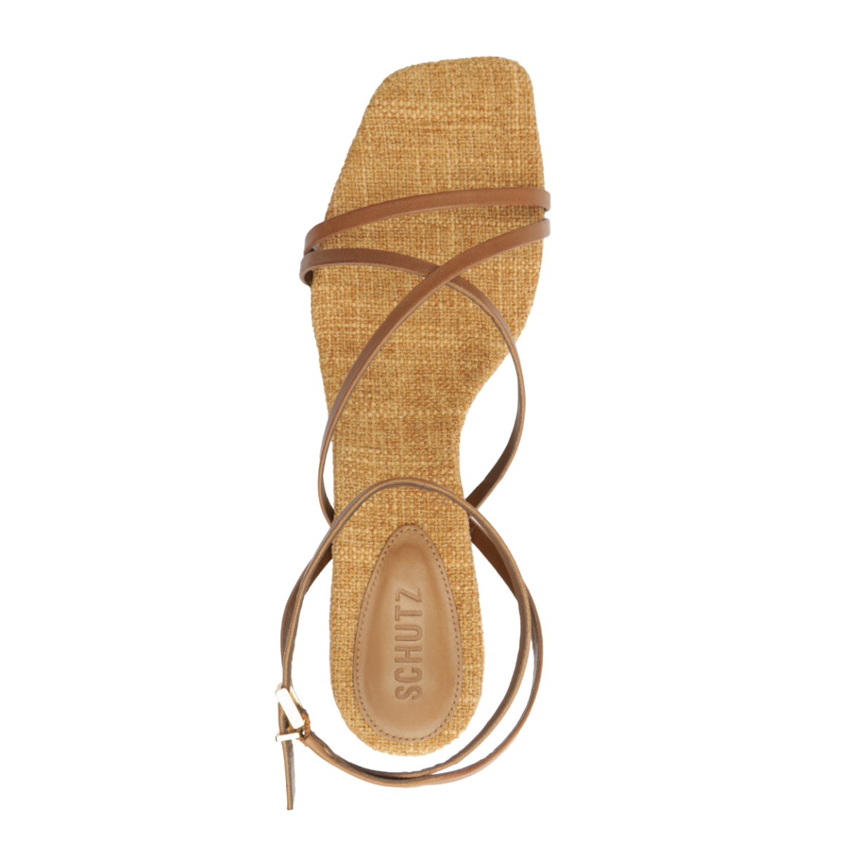 Bari Mid Atanado Leather Sandal in Brown