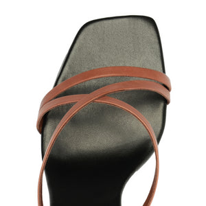 Bari Mid Sandal in Brown