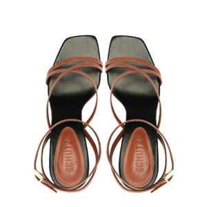 Bari Mid Sandal in Brown