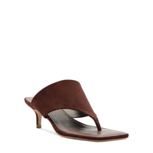 Sage Mid Stiletto in Root Brown