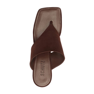 Sage Mid Stiletto in Root Brown