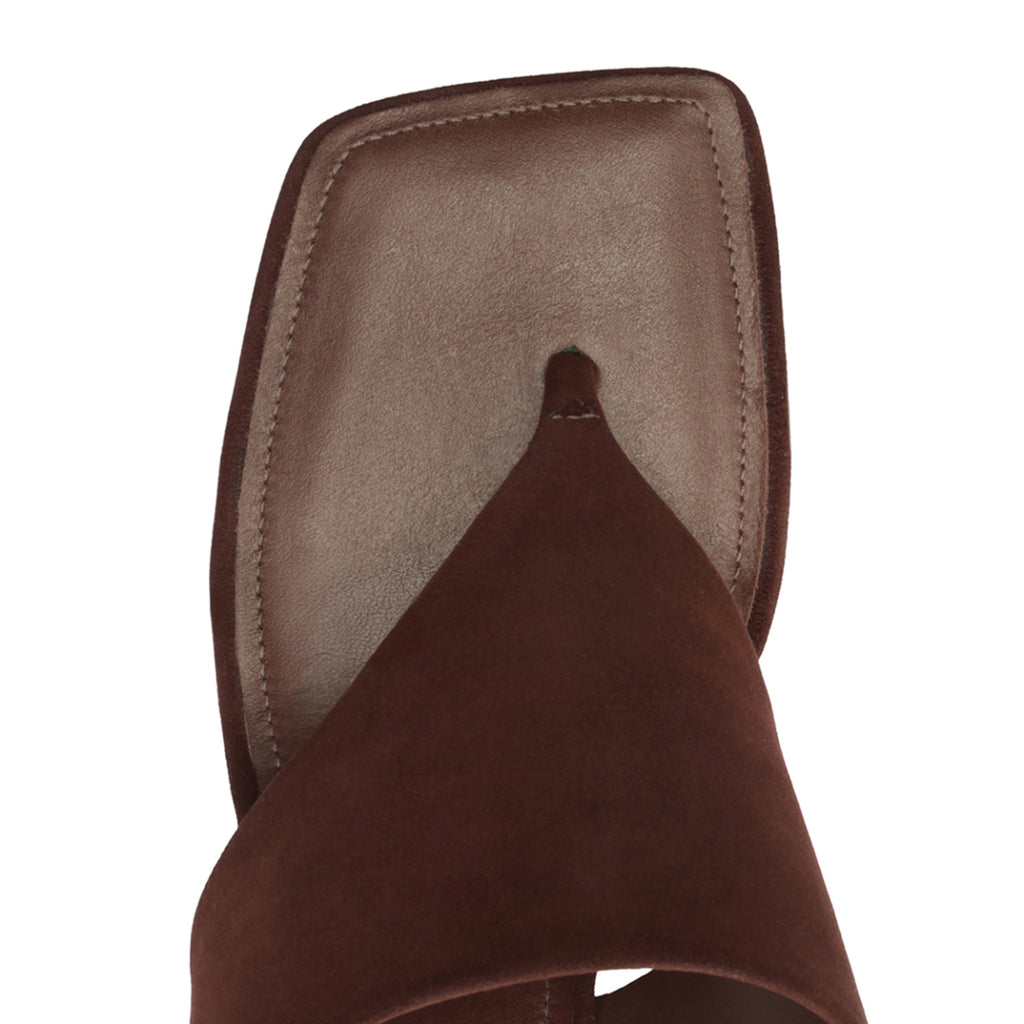 Sage Mid Stiletto in Root Brown
