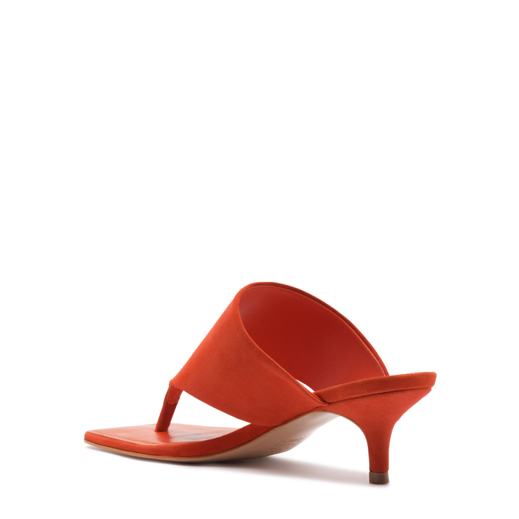 Sage Mid Stiletto in Orange Clay