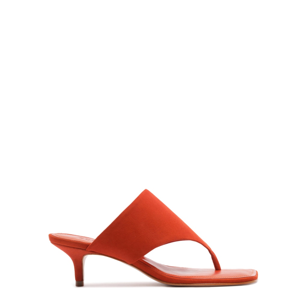 Sage Mid Stiletto in Orange Clay