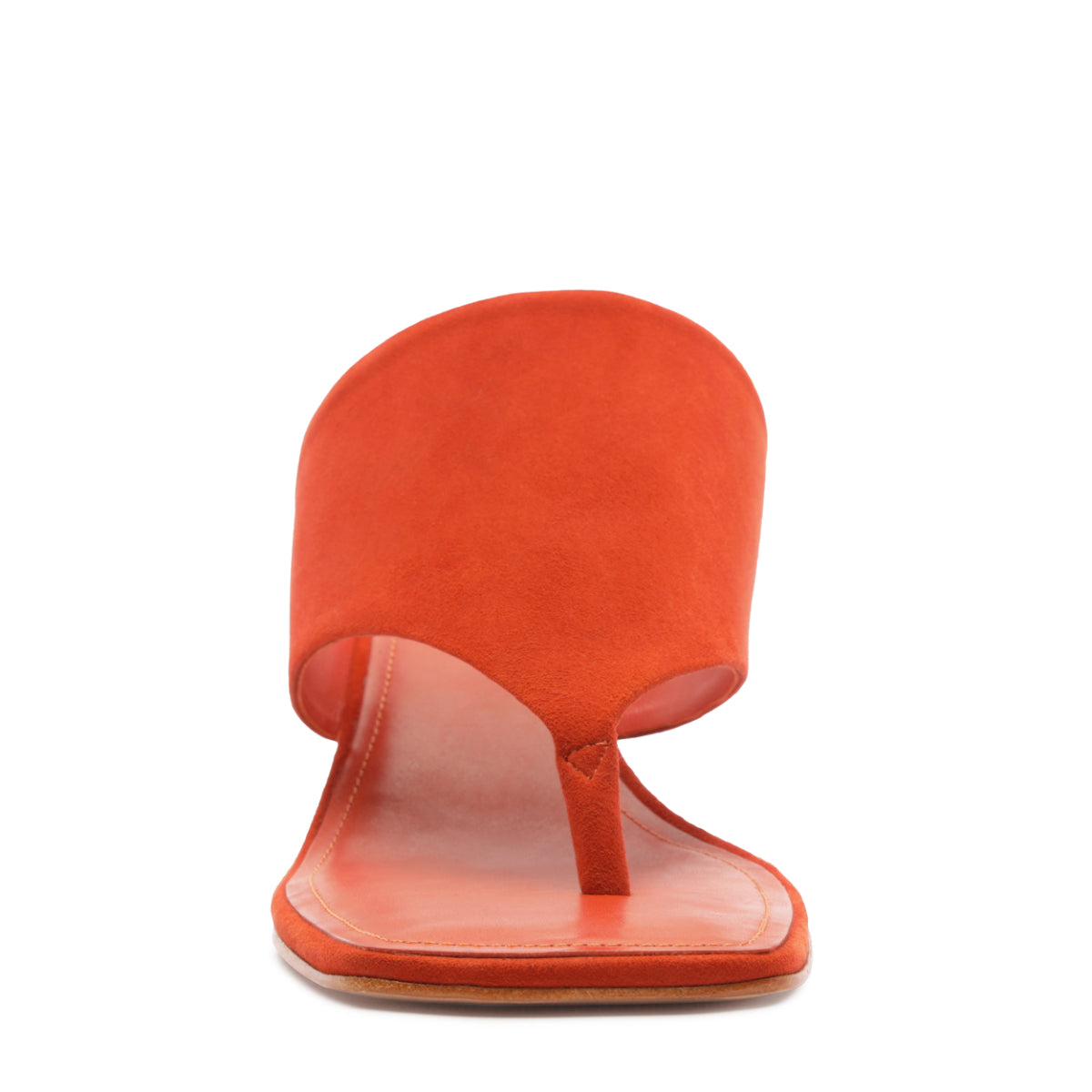 Sage Mid Stiletto in Orange Clay