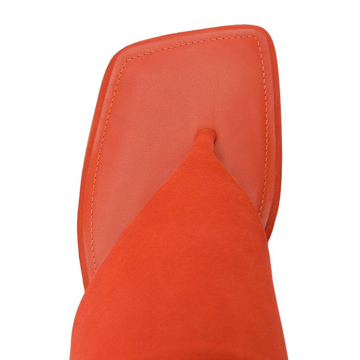 Sage Mid Stiletto in Orange Clay