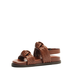 Kareena Knot Sporty Sandal in Brown