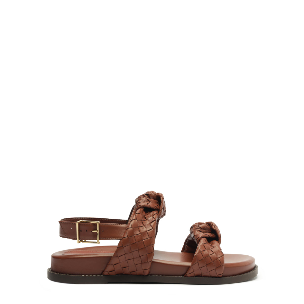 Kareena Knot Sporty Sandal in Brown