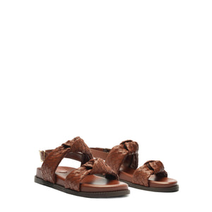 Kareena Knot Sporty Sandal in Brown