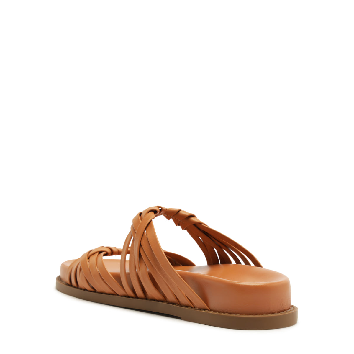 Tara Sporty Leather Sandal in Earth Clay