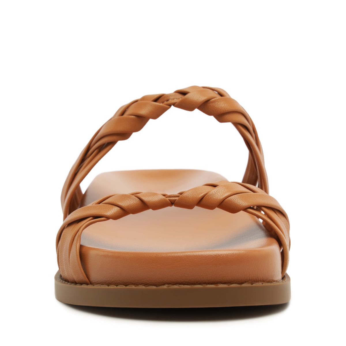 Tara Sporty Leather Sandal in Earth Clay