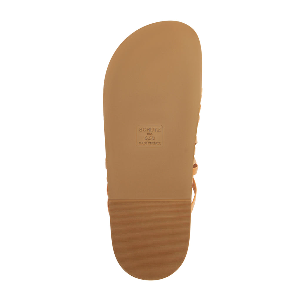 Tara Sporty Leather Sandal in Earth Clay