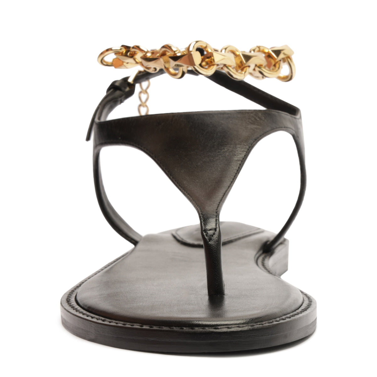 Lys Leather Sandal in Black