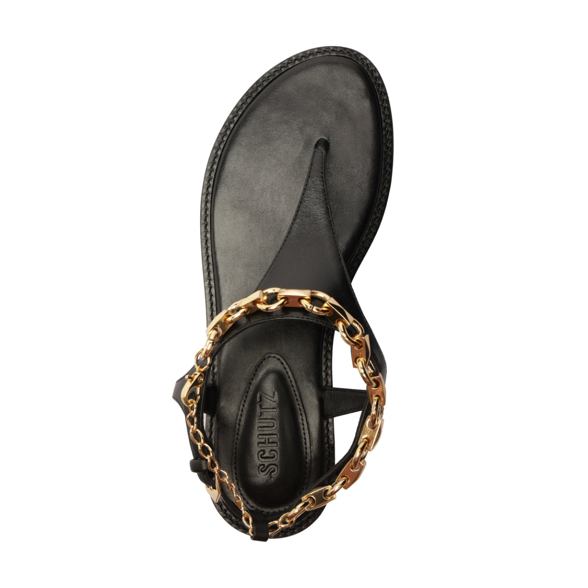 Lys Leather Sandal in Black