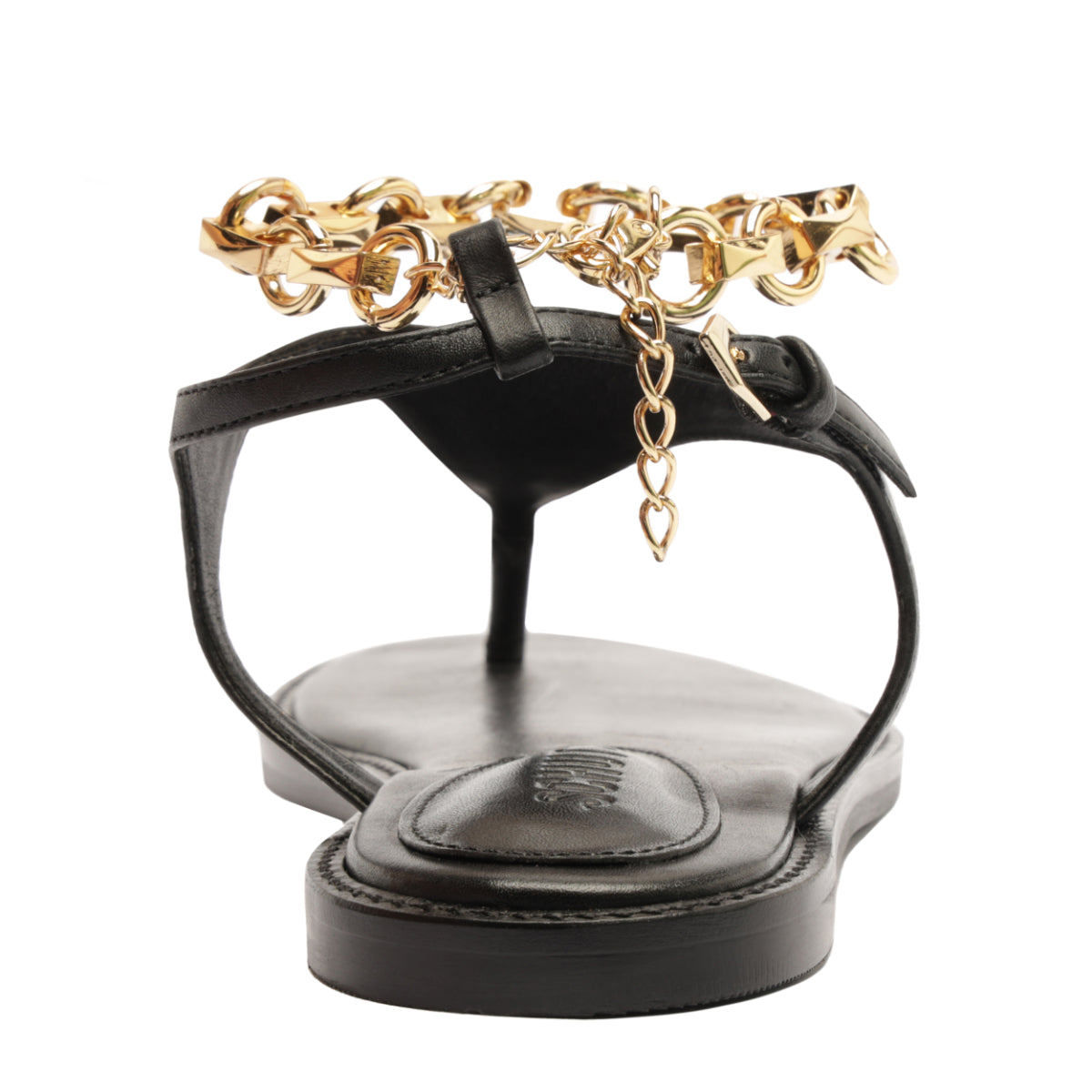 Lys Leather Sandal in Black