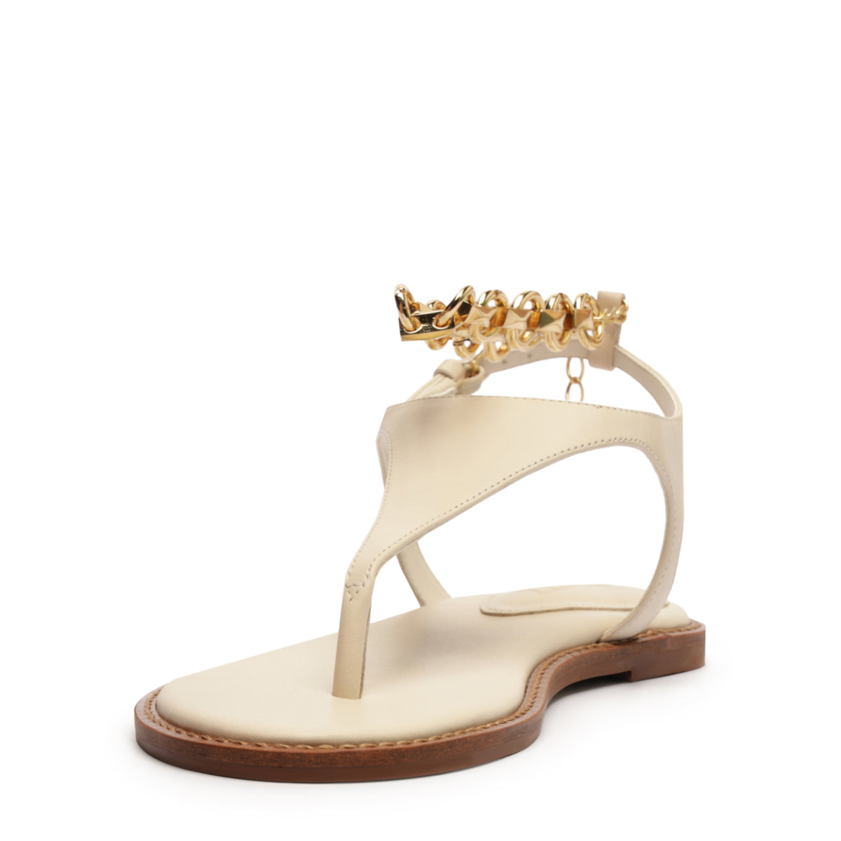 Lys Leather Sandal in Sugar White