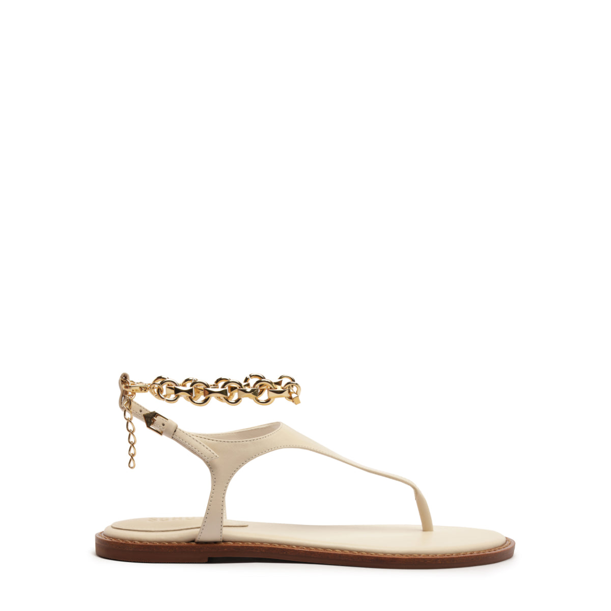 Lys Leather Sandal in Sugar White
