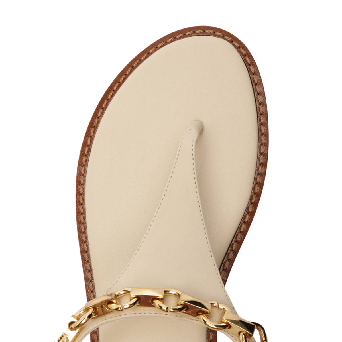 Lys Leather Sandal in Sugar White