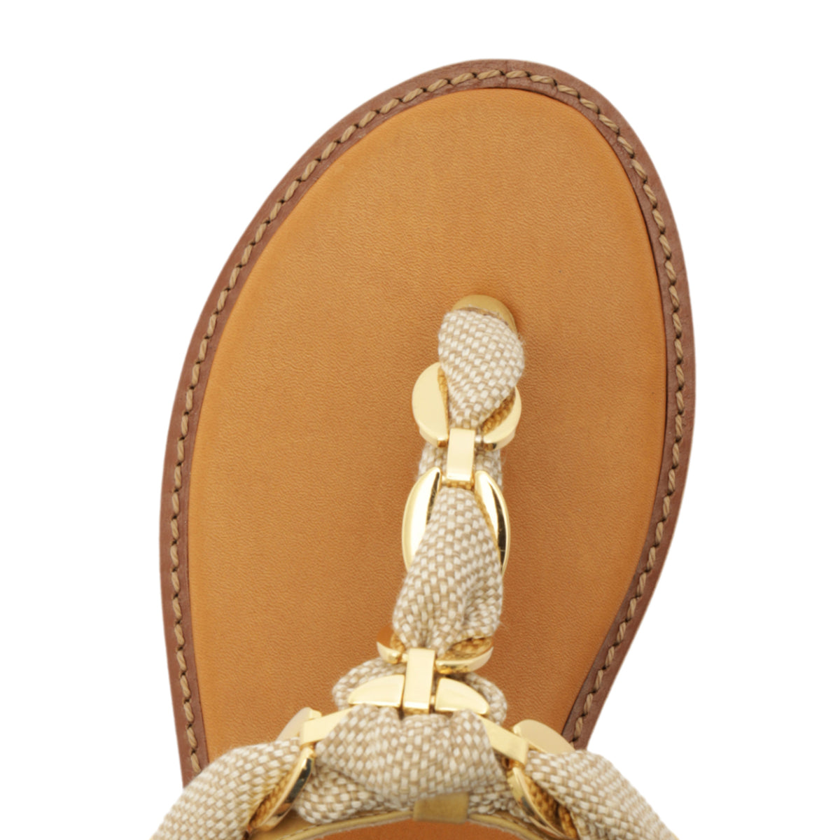 Camellia Sandal in Light Wood