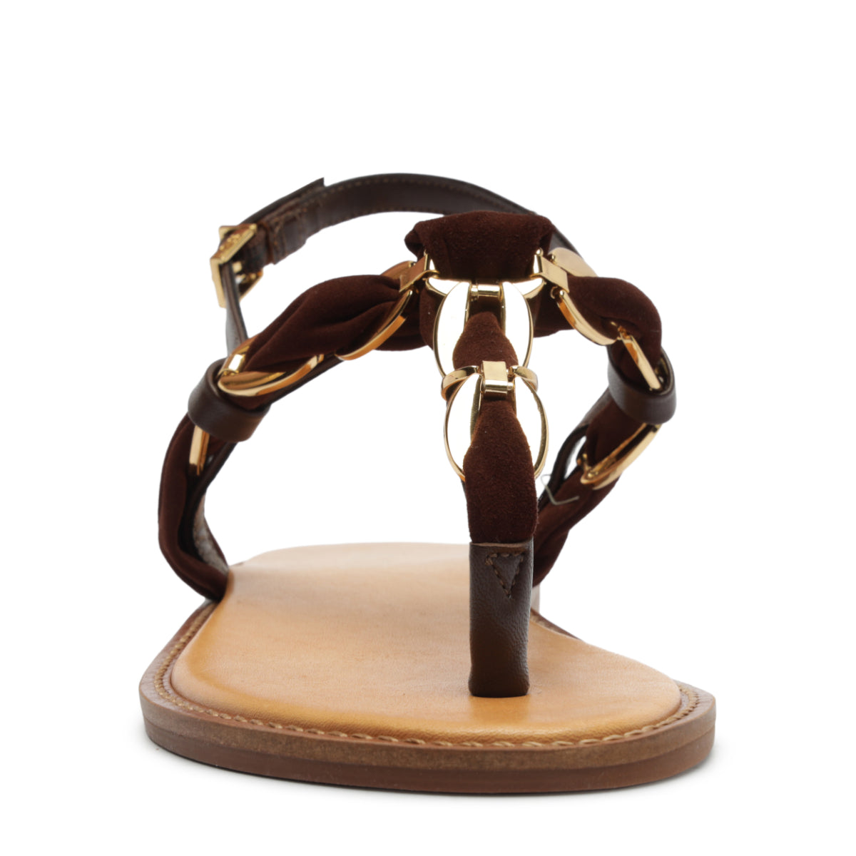 Camellia Sandal in Root Brown