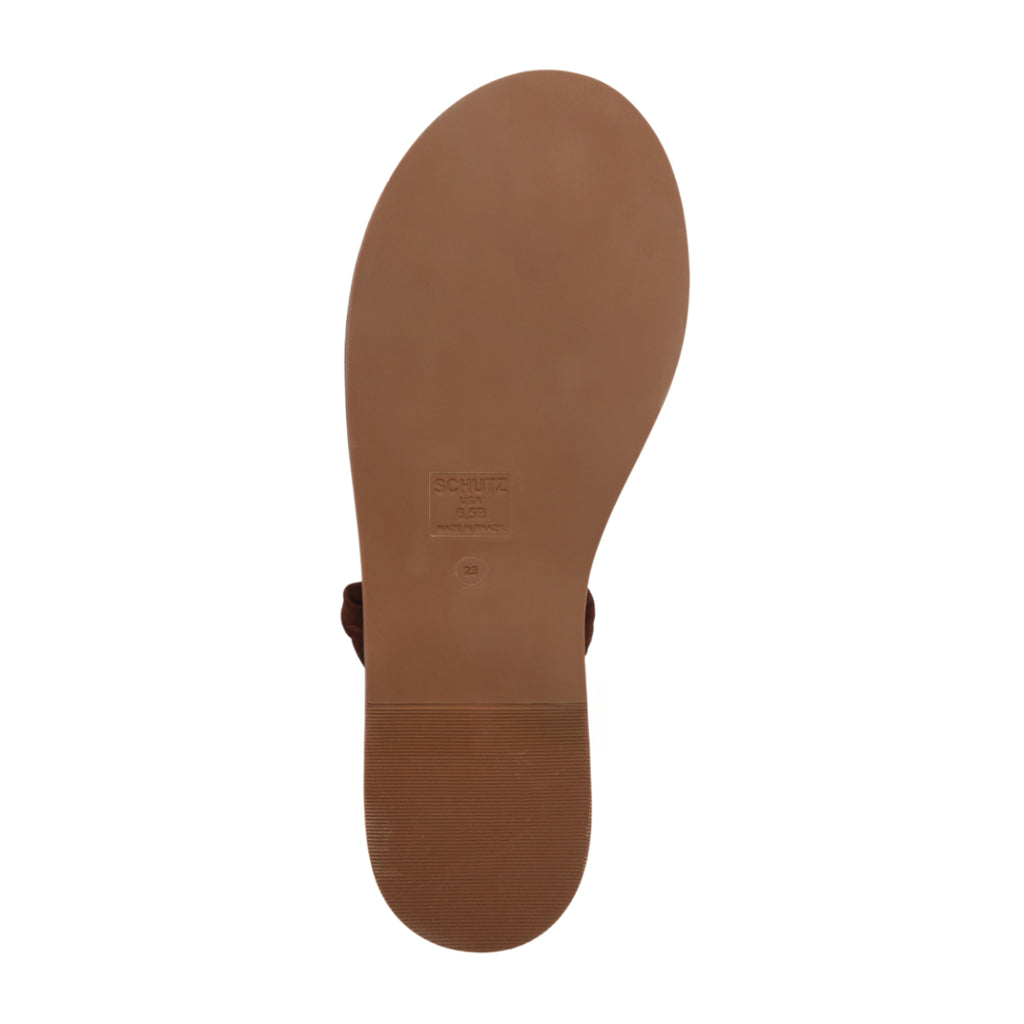 Camellia Sandal in Root Brown