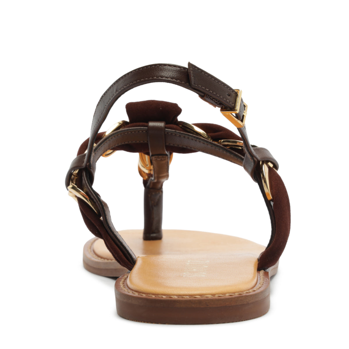 Camellia Sandal in Root Brown