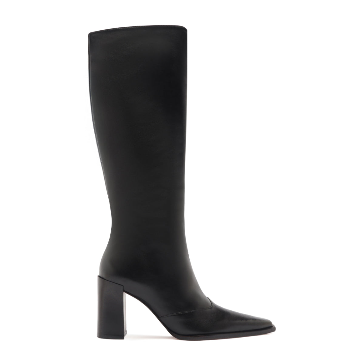 Raffaela Up Leather Boot in Black