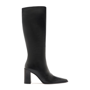 Raffaela Up Leather Boot in Black