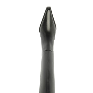 Raffaela Over The Knee Leather Boot in Black