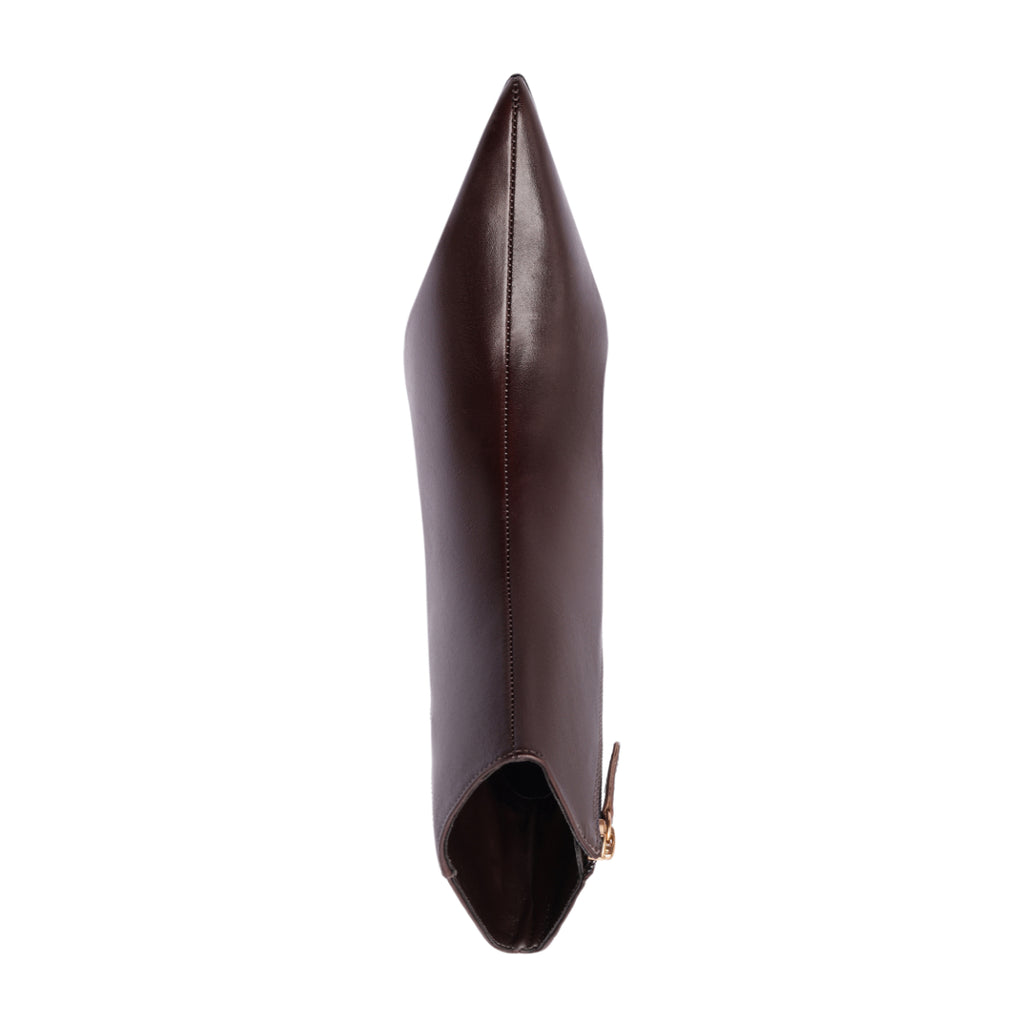 Mikki Mid Bootie in Dark Chocolate