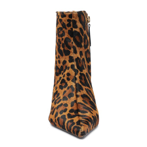 Mikki Mid Hair Calf Bootie in Leopard