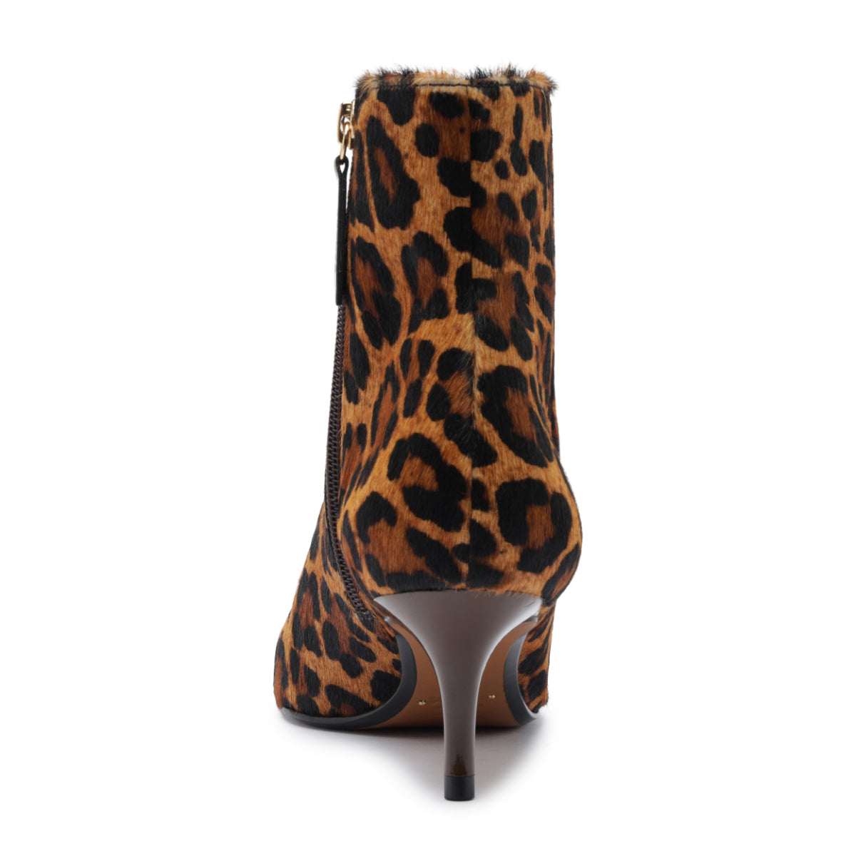 Mikki Mid Hair Calf Bootie in Leopard