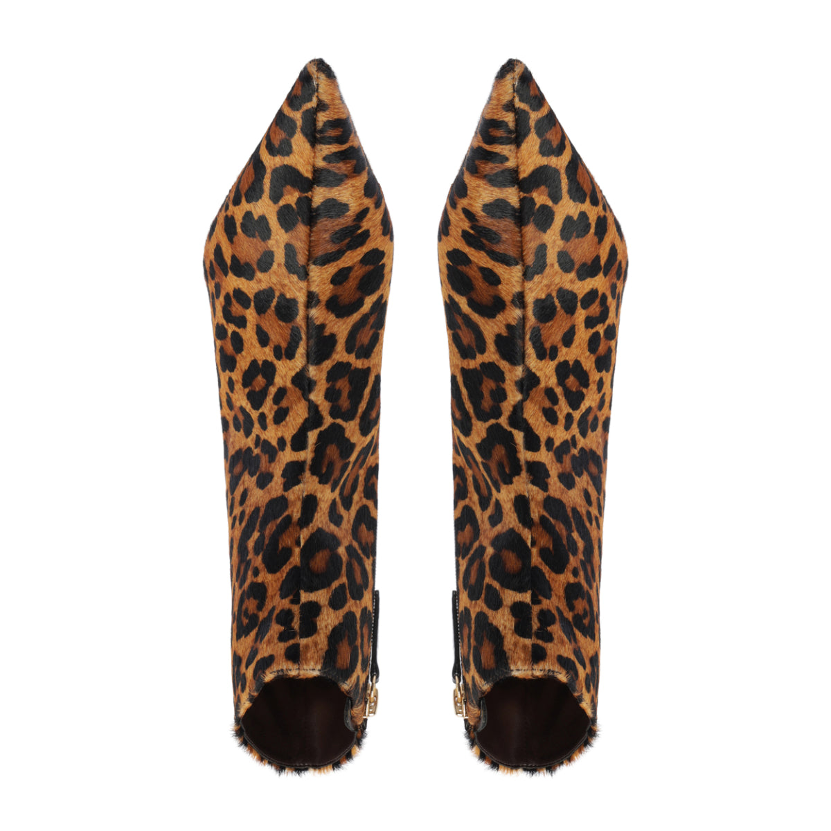 Mikki Mid Hair Calf Bootie in Leopard